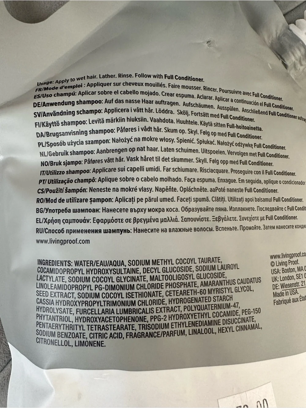 Living Proof Full Shampoo Refill